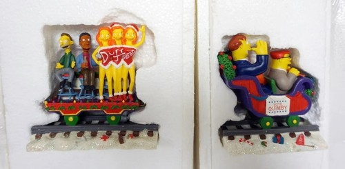 Hamilton Collection Simpsons Christmas Express Train 12 Cars w/ Boxes and COA - Picture 6 of 11