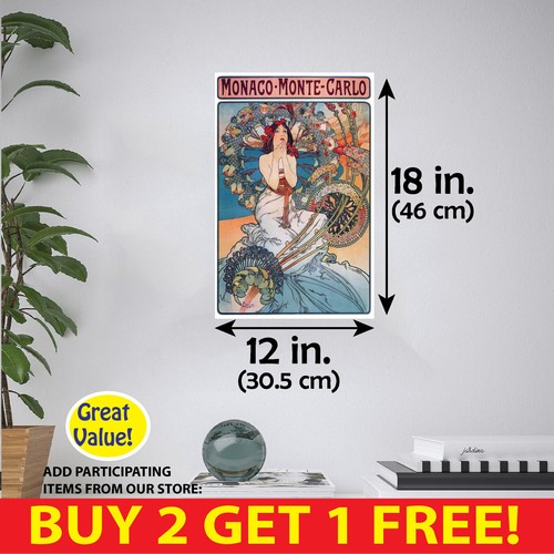 French Retro Girl POSTER/MULTI. FORMATS/PAPER/CANVAS/VINYL/POSTCARD/STICKER - Picture 12 of 19