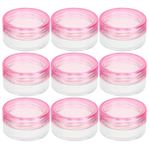 Contenedores de crema recargables estuche transparente vacío tarro de cosméticos de plástico frascos redondos para olla - Imagen 3 de 12