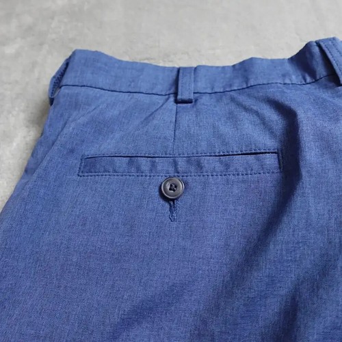 PGA Tour Golf Short Men's Size 36 Blue Chino Flat Front Slash Pocket Knee Length - Picture 8 of 9