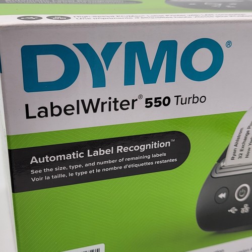 DYMO LabelWriter 550 Turbo Label Printer 2112553 USB or LAN Network Connectivity - Picture 5 of 16