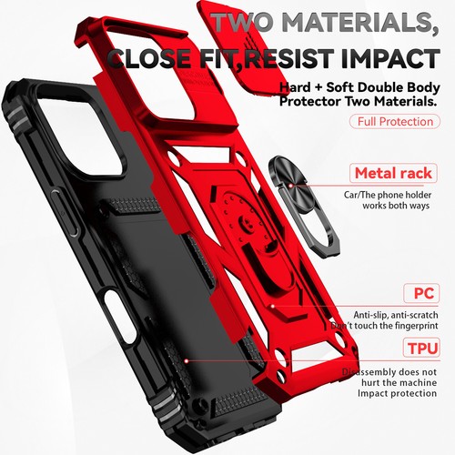 For iPhone 15 Pro Max 14 13 12 11 XR XS Phone Case Heavy Duty Shockproof Cover - Picture 16 of 34