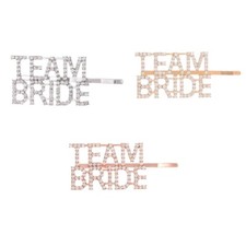 Side Bangs Clip Hairpin Wedding Ornaments Silver Hairpin for Bridal Shower