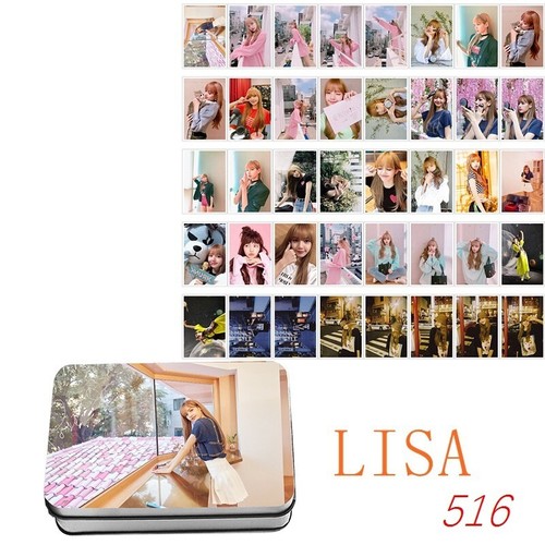 KPOP Blackpink JISOO JENNIE ROSÉ LISA Lomo Photo Card 40pc Polaroid Postcard+Box - Picture 32 of 46