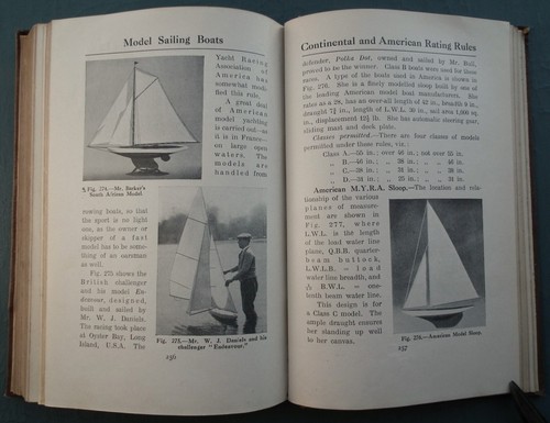 Model Sailing Boats antique 1920s book making ships modelling toys sea vintage - Picture 7 of 24