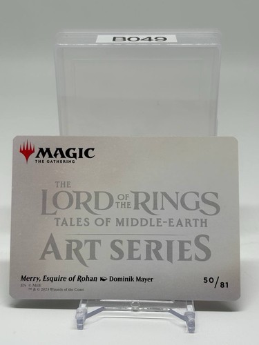 Mtg Lotr: Art Series: Merry, Esquire Of Rohan 50/81 - Picture 2 of 2
