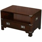 RRP £2400 KENNEDY HARRODS LONDON MILITARY CAMPAIGN TELEVISION STAND DRAWERS TV
