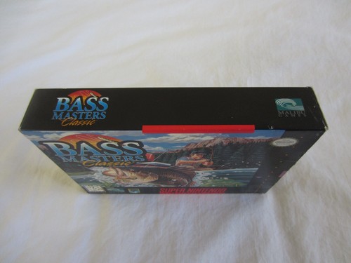BASS Masters Classic (SNES) Super Nintendo CIB 100% Complete 1995 Malibu RARE - Picture 5 of 22