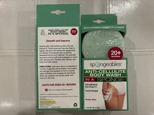 2 Piece Anti-Cellulite Body Wash Sponge
