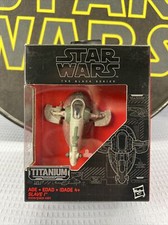 CHRISTMAS Star Wars Black Series Boba Fett Slave 1  10 Titanium Series SEALED