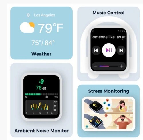 Montre Connectée Appel Bluetooth, Alexa intégrée ID208BT AEAC - Zdjęcie 16 z 16