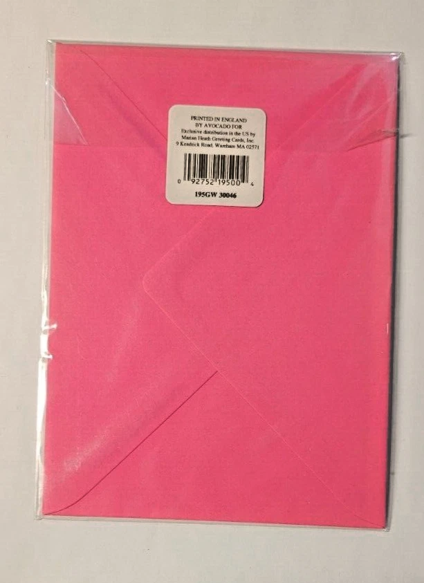 Avocado Get Well Soon Card Original Packaging w/Envelope Notecard Sympathy Card - Image 2 of 2