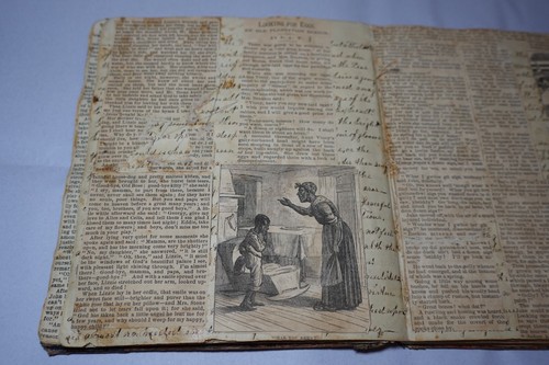 Antique Handmade Junk-Type Journal 1883 Cutouts Clippings Illustrations & More - Picture 13 of 24