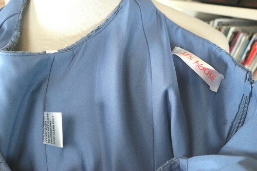 JJs House Womens Dress Fourteen Wedding Ball Gown Blue Lace Sequins - Picture 3 of 24