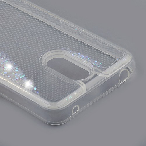 For Nokia C2 Tava - Waterfall Glitter Heart Liquid ShockProof TPU Cover Case - Picture 6 of 37