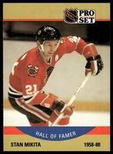 1990-91 Pro Set #405 Stan Mikita Chicago Blackhawks