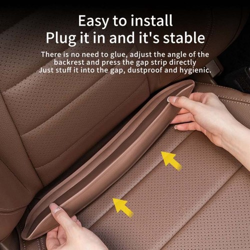 Leak-proof Car Seat Gap Plug Strip Elastic PU Seat Gap Filler Car Supplies - Afbeelding 3 van 14