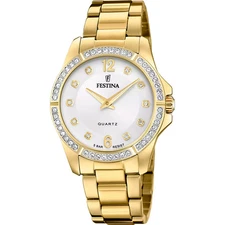 Festina women's watch in gold steel ref. F20596/1