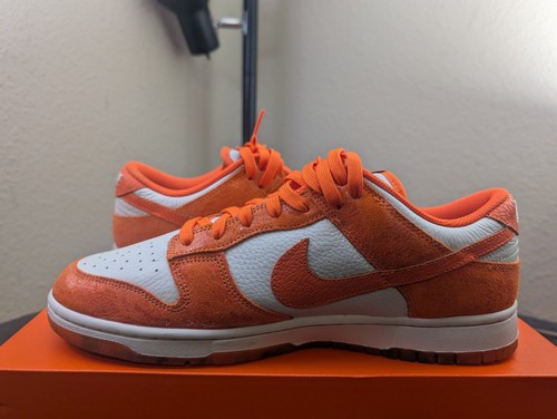 Size 11.5 Women's/10 Men's Nike Dunk Low Cracked Orange (FN7773-001)