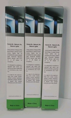 Homelife Wireless Motion Sensor LED Light [Lot Of 3] - Picture 2 of 4