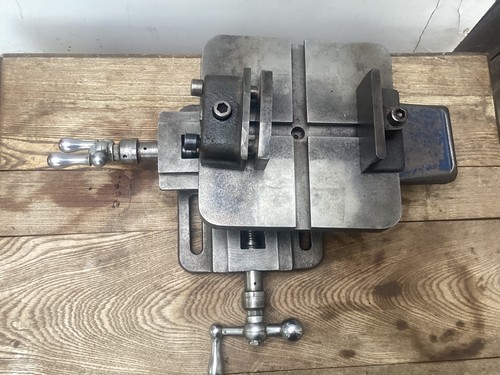 Atlas Rotary Cross Slide Table Milling XY Drill Press w/ Vise