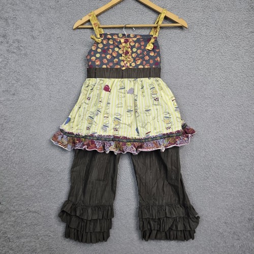 Lot of 6 Matilda Jane Pieces 4 Pants 2 Tops  Sz 10 2 Coord Sets