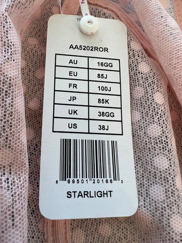 Sujetador balconette FREYA Strarlight Risewater rosa con aros talla 38L - Imagen 8 de 8