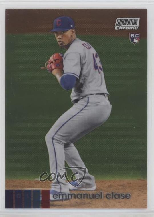 2020 Topps Stadium Club Chrome Emmanuel Clase #391 Rookie RC