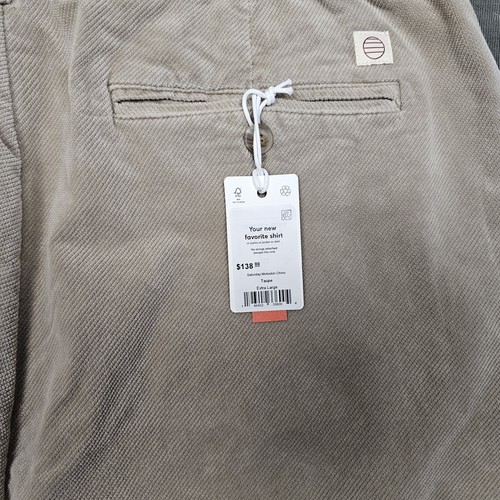 Pantalones de Capa Marina para Hombres XL Saturday Chino Elastizados Pana Ajustados Calce Recto - Imagen 3 de 9