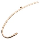 Wandlampe Armstange Lampe gebogene Hohlstange für Diy-Lampenzubehör Lampenteil