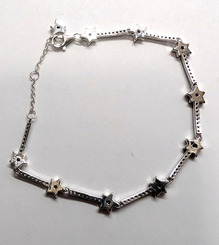 Authentic Pandora Bracelet, Celestial Stars, #598498C01, Silver, Clear CZ - Picture 6 of 6