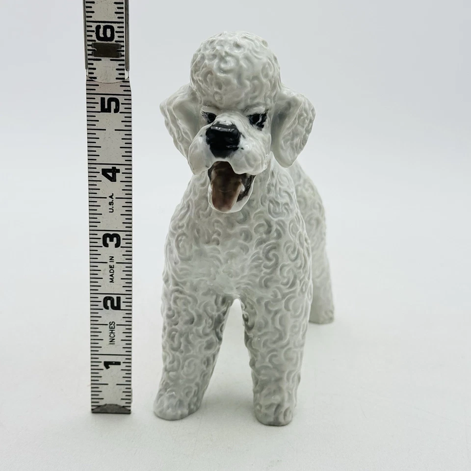 Figura de porcelana Rosenthal Poodle perro Heidenreich profesor Alemania Art Deco Foto 2 de 4