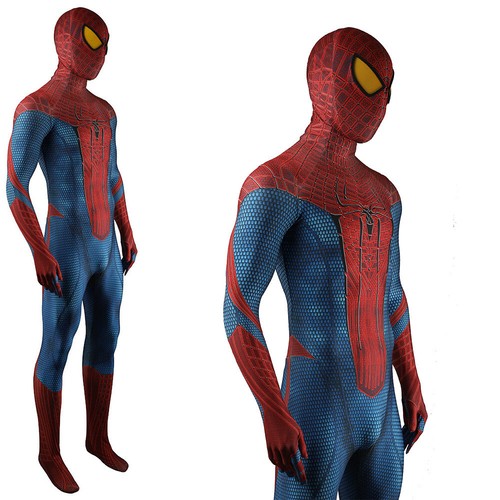 The Amazing Spider-man 1 Jumpsuit Cosplay Superhero Costume 3D Suit Halloween UK - Picture 11 of 19