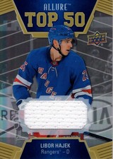 2019-20 Upper Deck Allure Top 50 Jerseys #T5019 Libor Hajek C Jersey - HKY