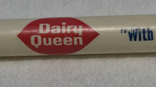 CONE TOPPER "DAIRY QUEEN*Dairy Queen Store*Urbana, Illinois" Working Mech Pencil - Picture 17 of 22