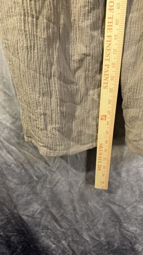 Weiche Umrandung Oceo Gaze Crinkle Tunika Knopfdetail Bluse/Hose Set Gr. M - Bild 20 von 24