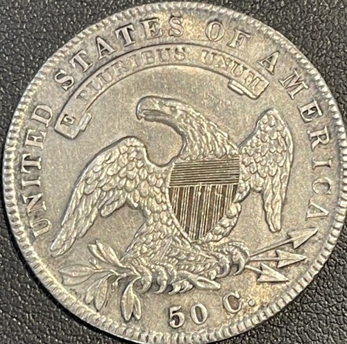 1836 50C Capped Bust Half Dollar Silver See Pics & Video - Picture 6 of 24