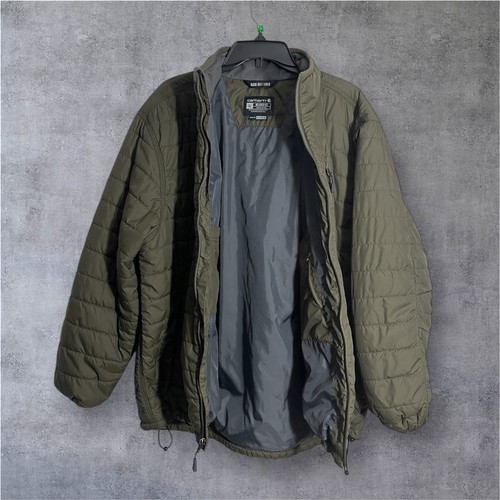 Carhartt Rain Defender Puffer Jacket Mens XL Drk Green Relaxed Fit 012208M USED - Picture 2 of 7