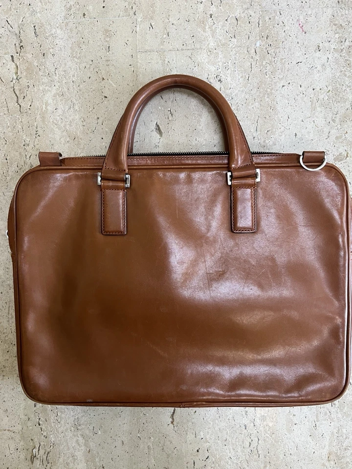 Bolso Maletín JACK SPADE Cuero Sólido Tostado Foto 3 de 4