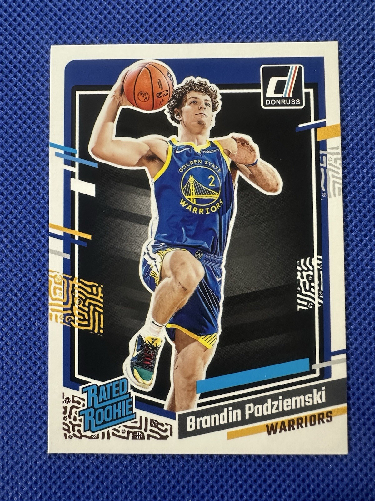 Brandin Podziemski 2023-24 Panini Donruss Rated Rookie RC #249