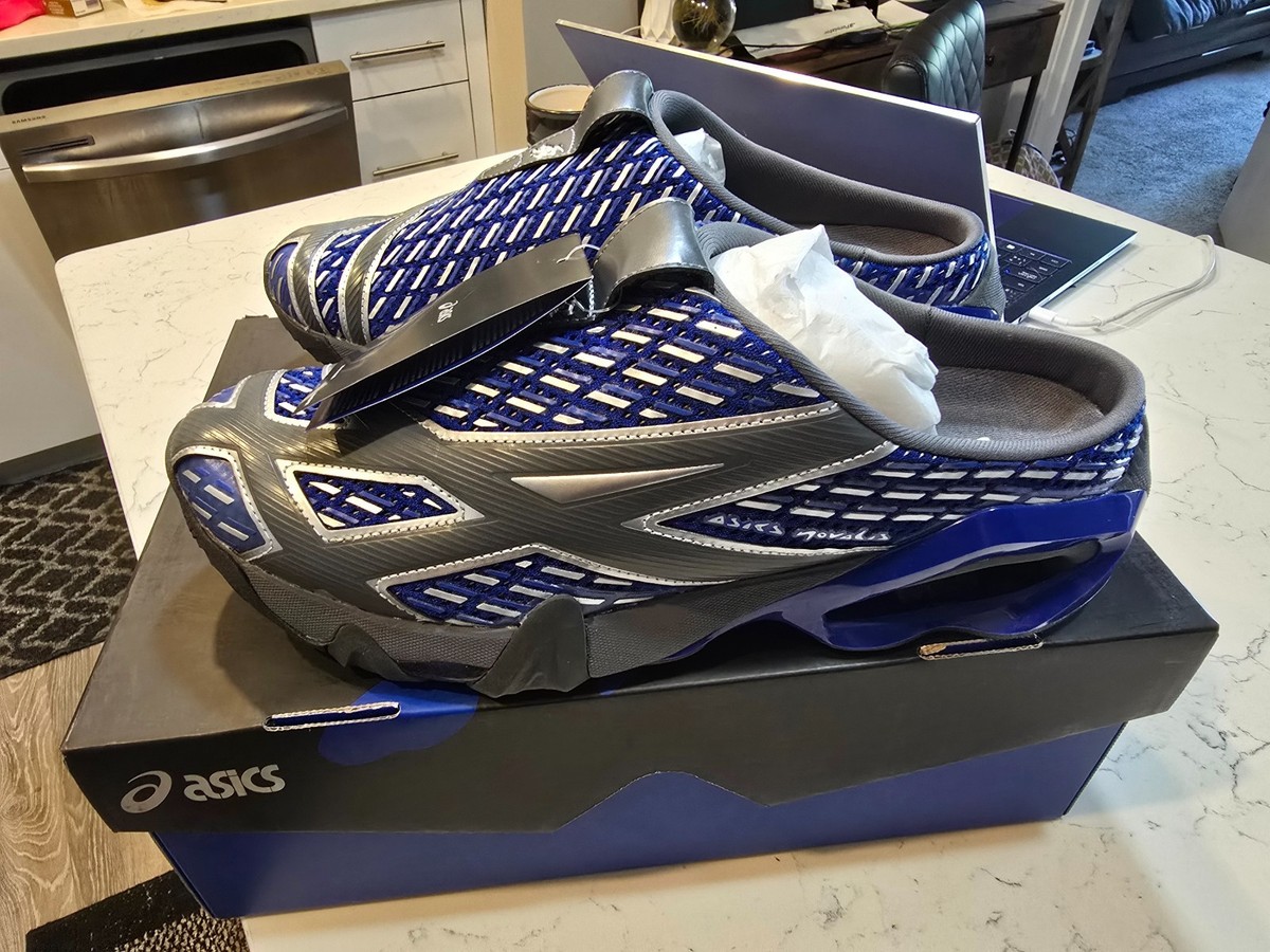 靴 Kiko Asics Novalis Gel-Styrax Blue 28.5 Asics Novalis Gel-Styrax 1203A500-400 Kiko Kostadinov Blue Pure