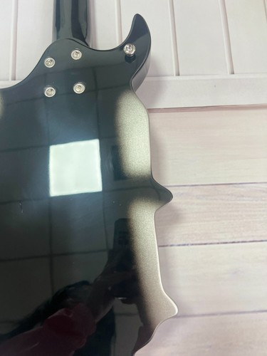 4 strings Axe Electric Guitar Bass Gene Simmons  Bass Rosewood Fretboard Black  - Picture 14 of 15