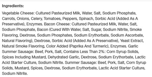 The Swiss Colony Cheese & Sausage 4-Pack – Original and Garlic Summer Sausage... - Picture 3 of 3