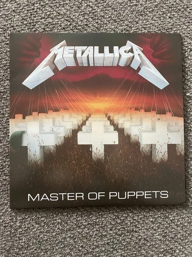 Metallica "Master Of Puppets Remastered Unplayed Vinyl - Open Seal Slight Crease