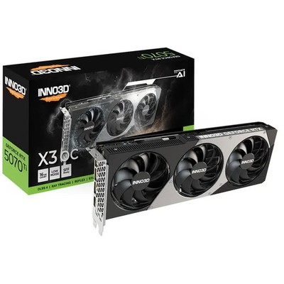Grafikkarte INNO3D GeForce RTX 5070 Ti X3 OC - 16GB GDDR7, HDMI, 3x DP