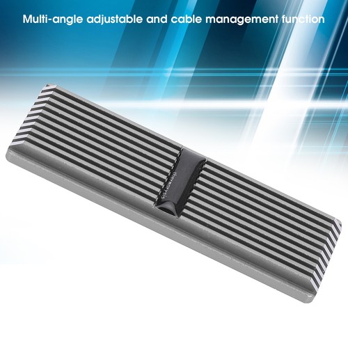 Gray Solid State Hard Drive Heat Sink Thermal Pad SSD All Aluminum Cooling P NEW - Afbeelding 11 van 12