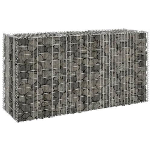 Steel Retaining Gabion Basket Stone Garden Wall RockStone Wire Cage Fence Border - Picture 37 of 95