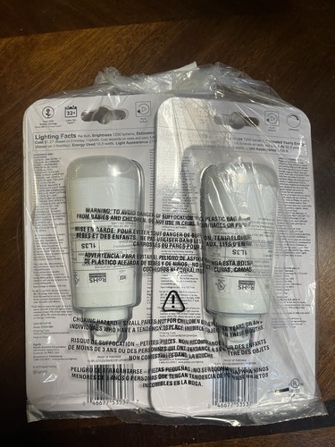 New Philips 26w Equivalent PL-C PL-T 4-Pin Vertical LED Tube Lightbulb 3 Pack - Picture 2 of 2