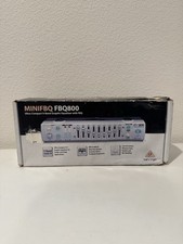 Behringer MINIFBQ FBQ800 Ultra-Compact 9-Band Graphic Equalizer Used