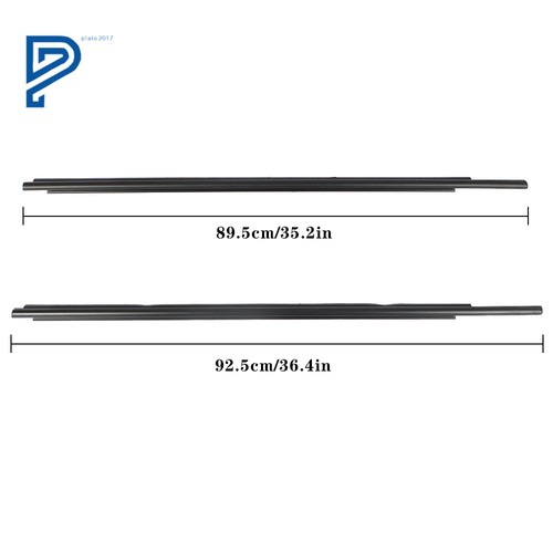 For Toyota Sequoia 2008-2020 4pcs Black Rubber Door Belt Molding Weatherstrip - Picture 3 of 15